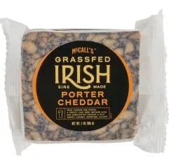 McCall's Irish Porter Grassfed Cheddar