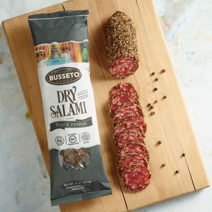 Busseto Black Pepper Dry Salami