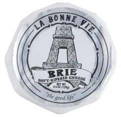 La Bonne Vie Double Crème Brie Cheese Wheel