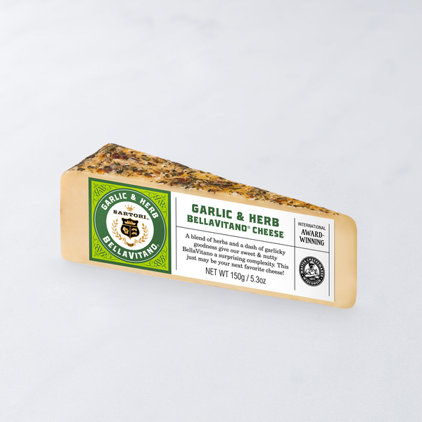 Sartori Garlic and Herb BellaVitano Wedge