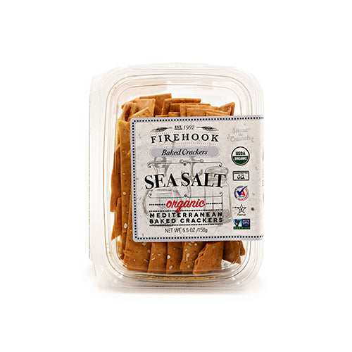 Firehook Sea Salt Organic Mediterranean Crackers
