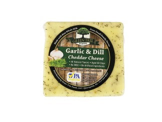 Green Tree Garlic & Dill Cheddar