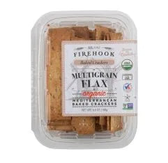 Firehook Multigrain Flax Organic Mediterranean Crackers