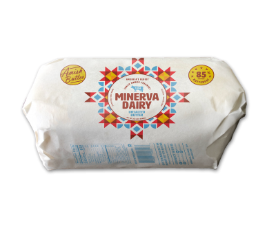 Minerva Dairy Unsalted Roll Butter 2 LB