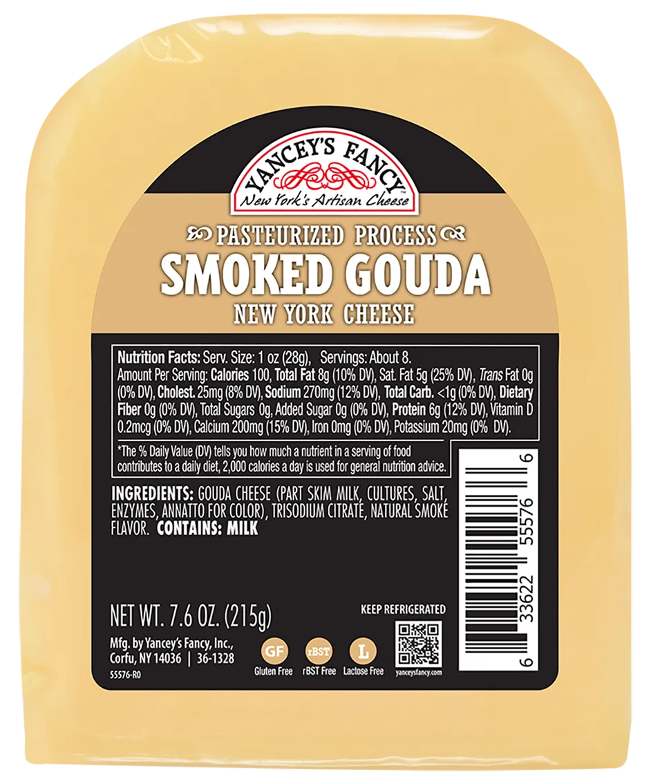 Yancey's Fancy Smoked Gouda Wedge