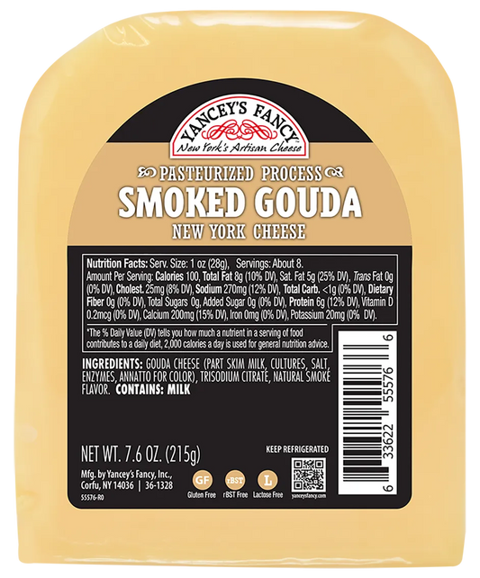 Yancey's Fancy Smoked Gouda Wedge